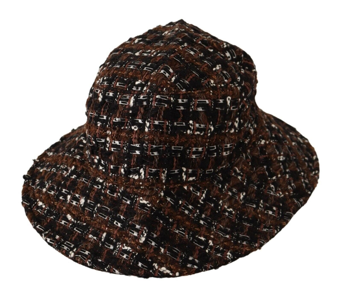 Chapeau Bob Multicolore Tissé Élégant Dolce &amp; Gabbana