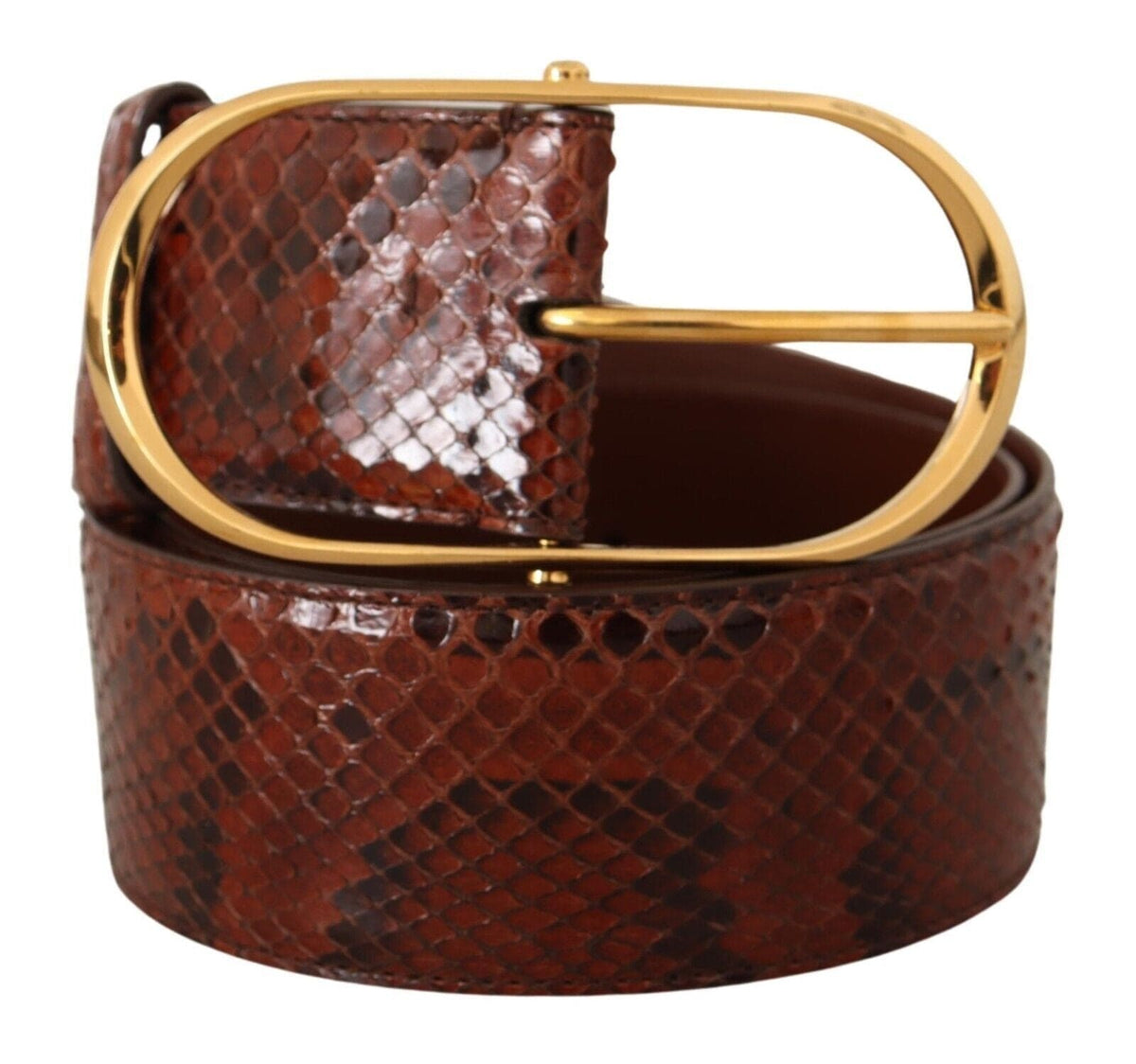 Ceinture élégante en cuir de serpent python Dolce &amp; Gabbana