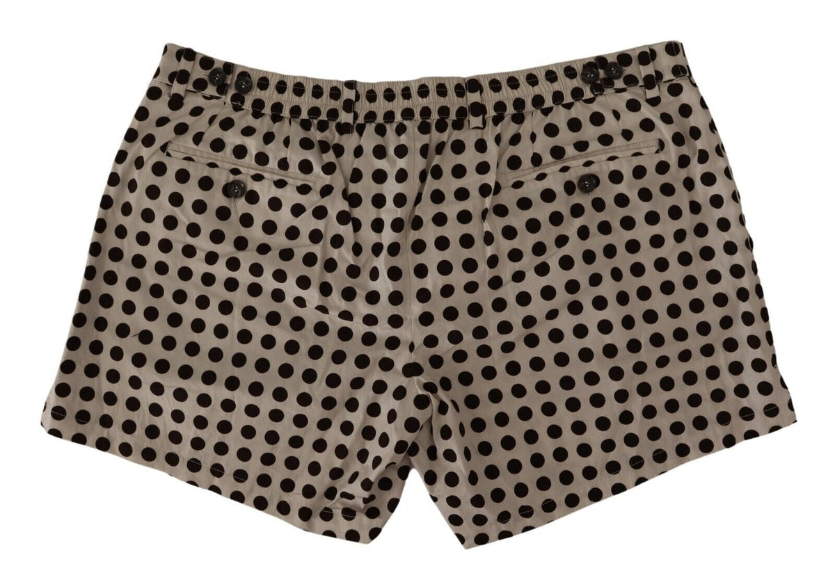 Shorts elegantes de algodón con lunares de Dolce &amp; Gabbana