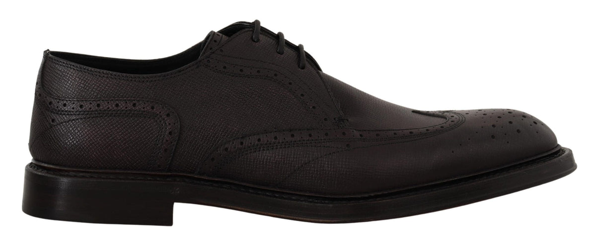 Chaussures habillées pour hommes Dolce &amp; Gabbana à bout golf violet élégant