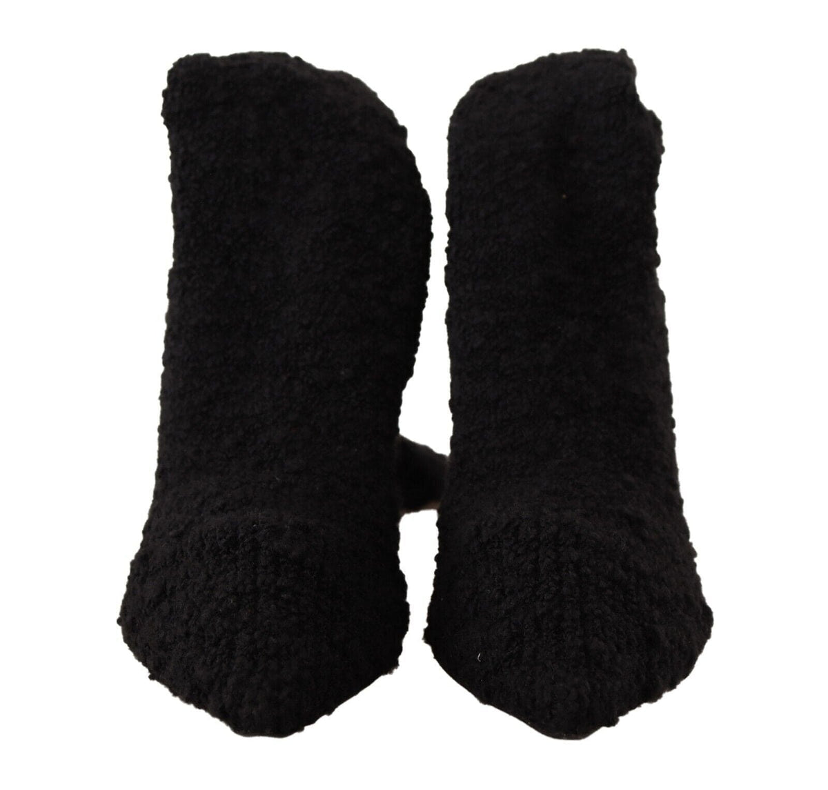 Bottines-chaussettes extensibles noires chics Dolce &amp; Gabbana