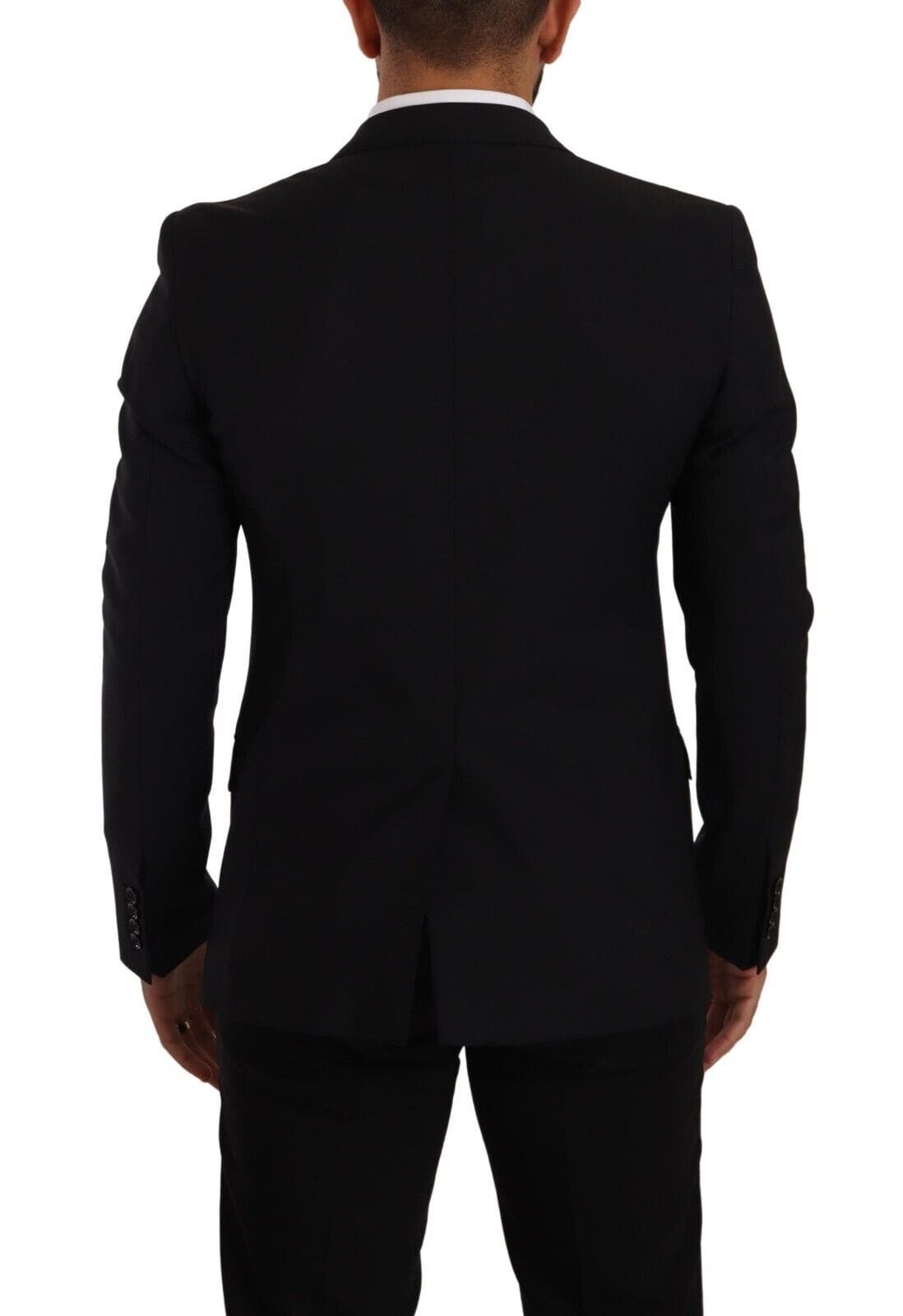 Blazer et gilet coupe slim Martini noirs élégants de Dolce &amp; Gabbana