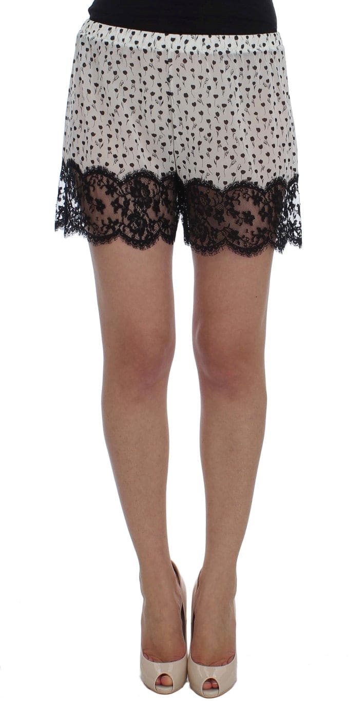 Short de nuit élégant en dentelle de soie Dolce &amp; Gabbana