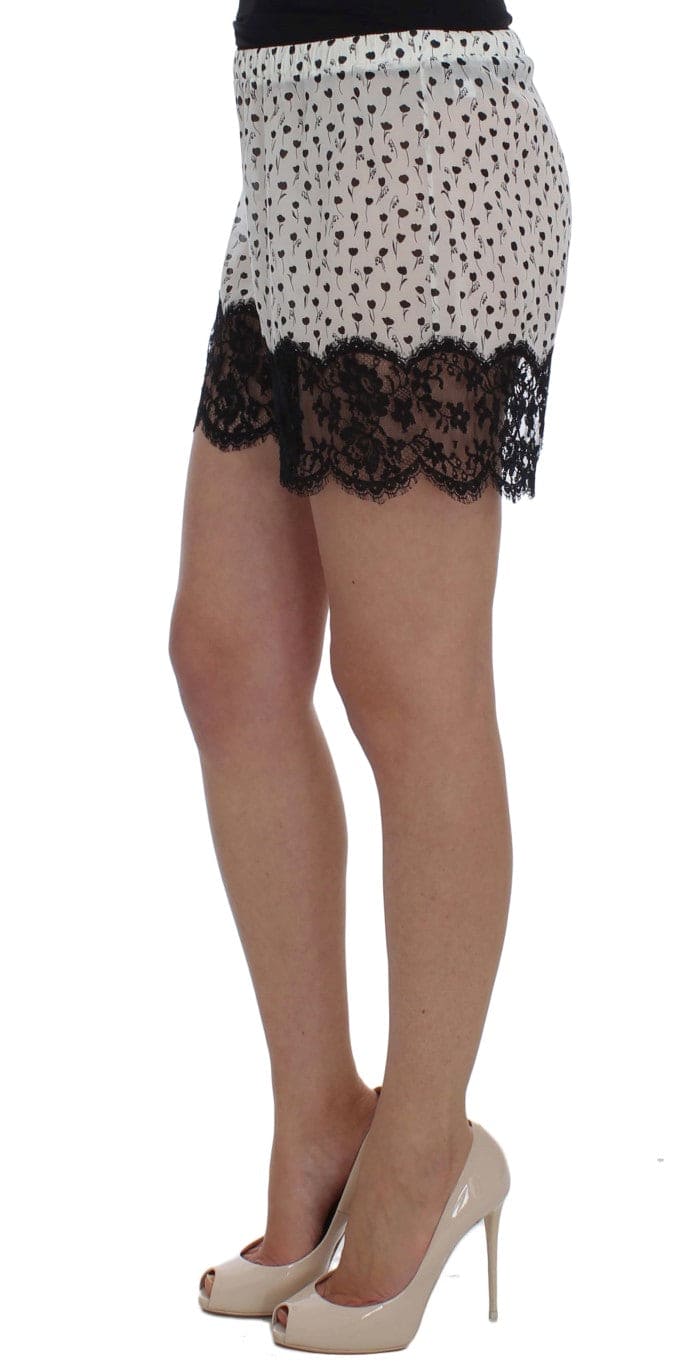 Short de nuit élégant en dentelle de soie Dolce &amp; Gabbana