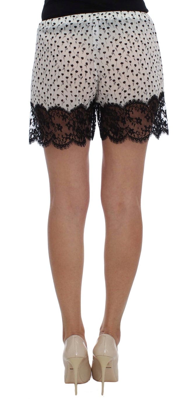 Short de nuit élégant en dentelle de soie Dolce &amp; Gabbana