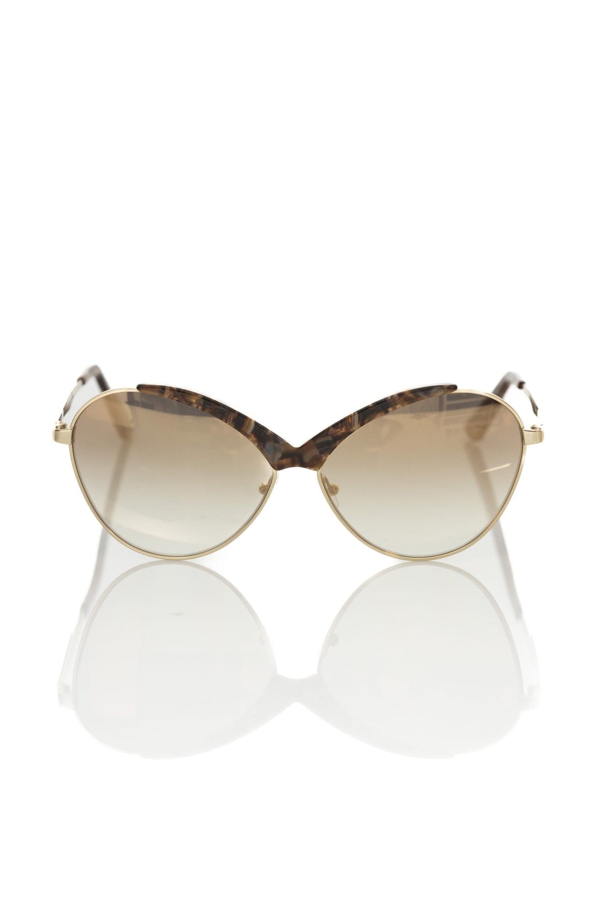 Lunettes de soleil métalliques en forme de papillon de Frankie Morello