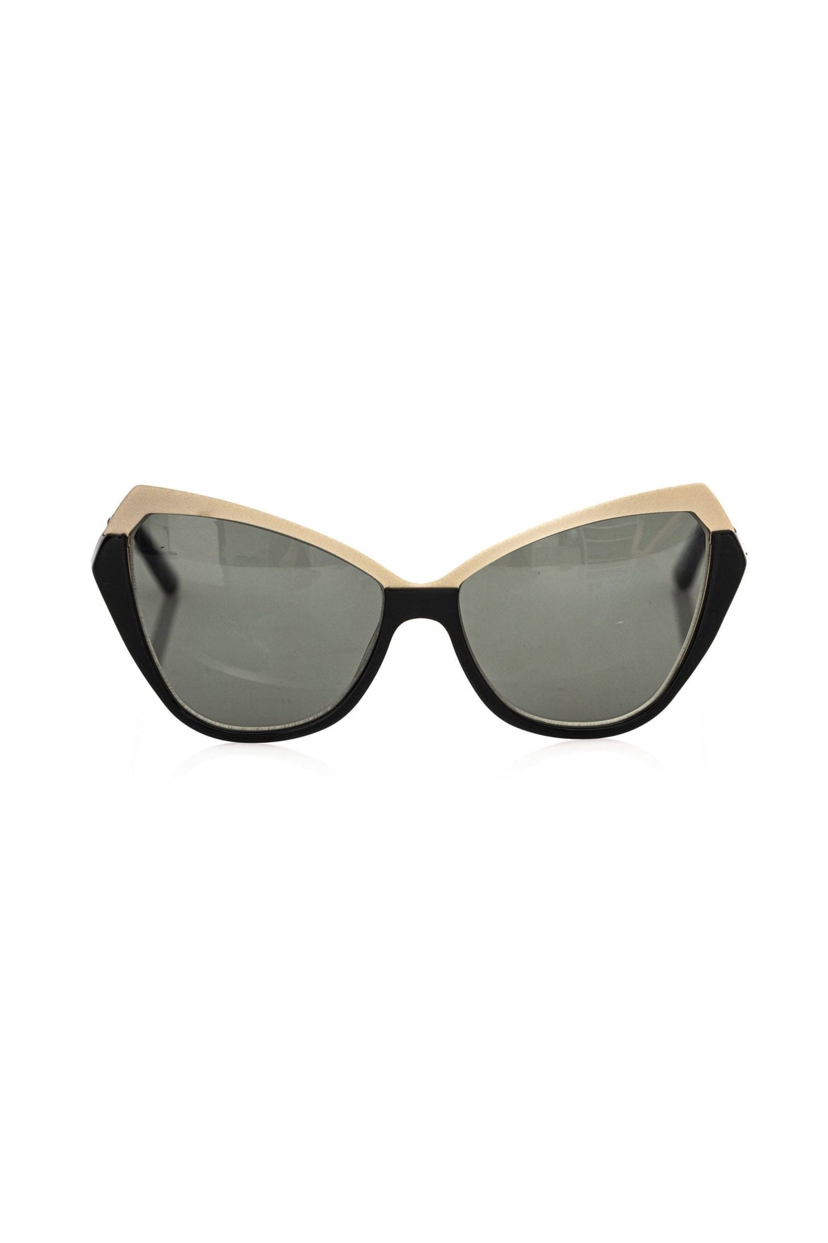 Frankie Morello Black Acetate Women's Sunglass