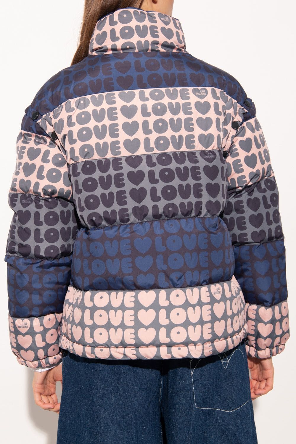 Veste à imprimé logo multicolore Love Moschino Chic