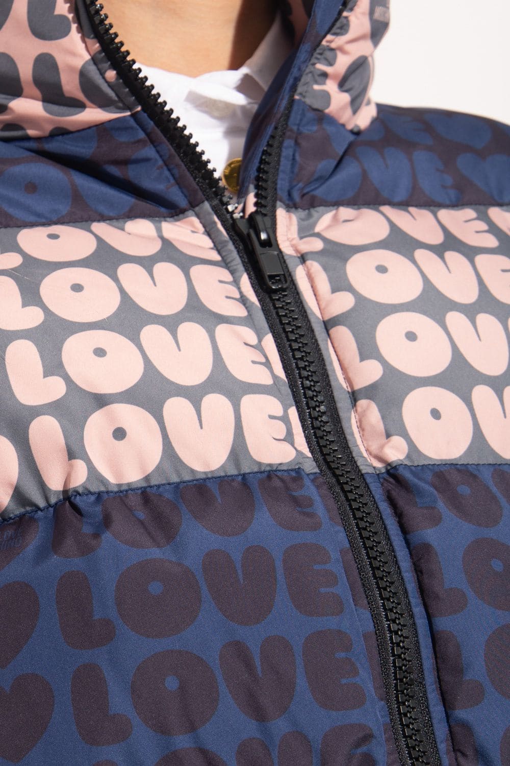 Veste à imprimé logo multicolore Love Moschino Chic