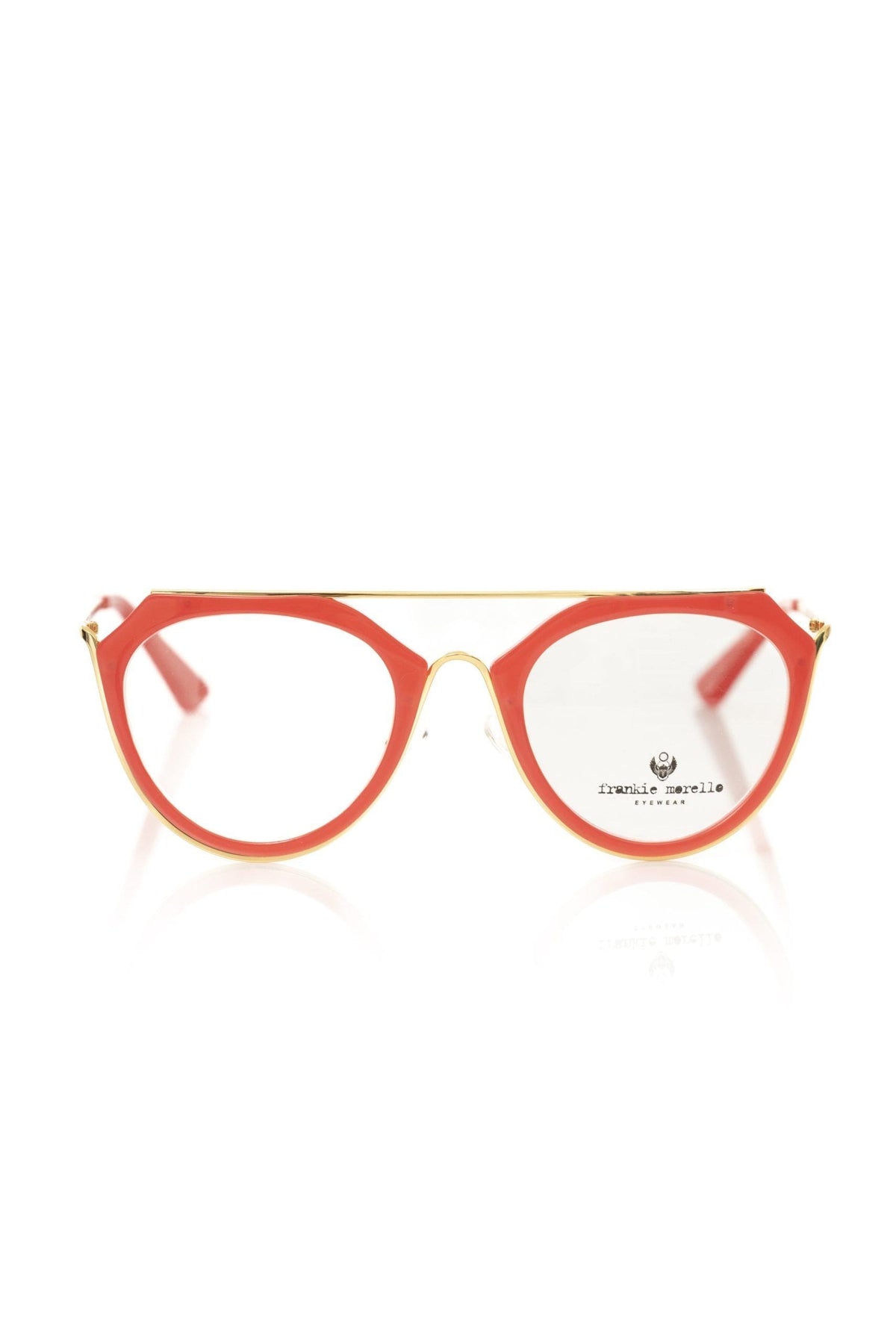 Gafas de sol Frankie Morello Aviator con perfil en coral y estilo elegante