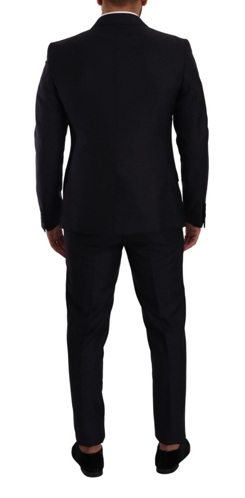 Costume élégant pour homme Dolce &amp; Gabbana en laine, soie et cachemire coupe slim