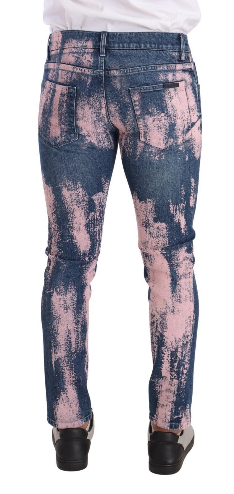 Jean slim skinny élégant Dolce &amp; Gabbana en denim tie dye