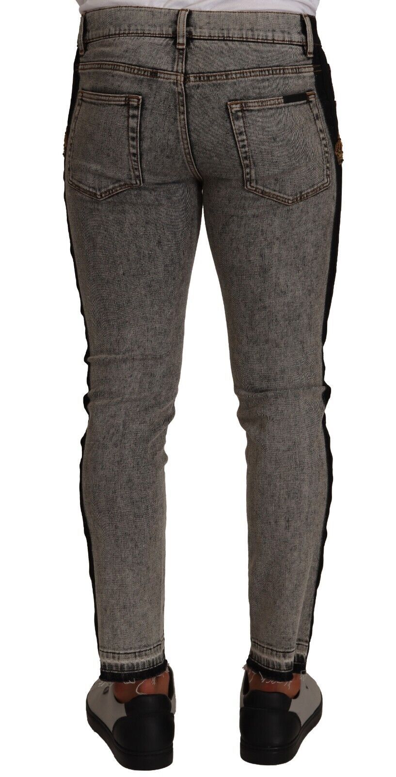 Jean skinny à couronne ornementée chic Dolce &amp; Gabbana