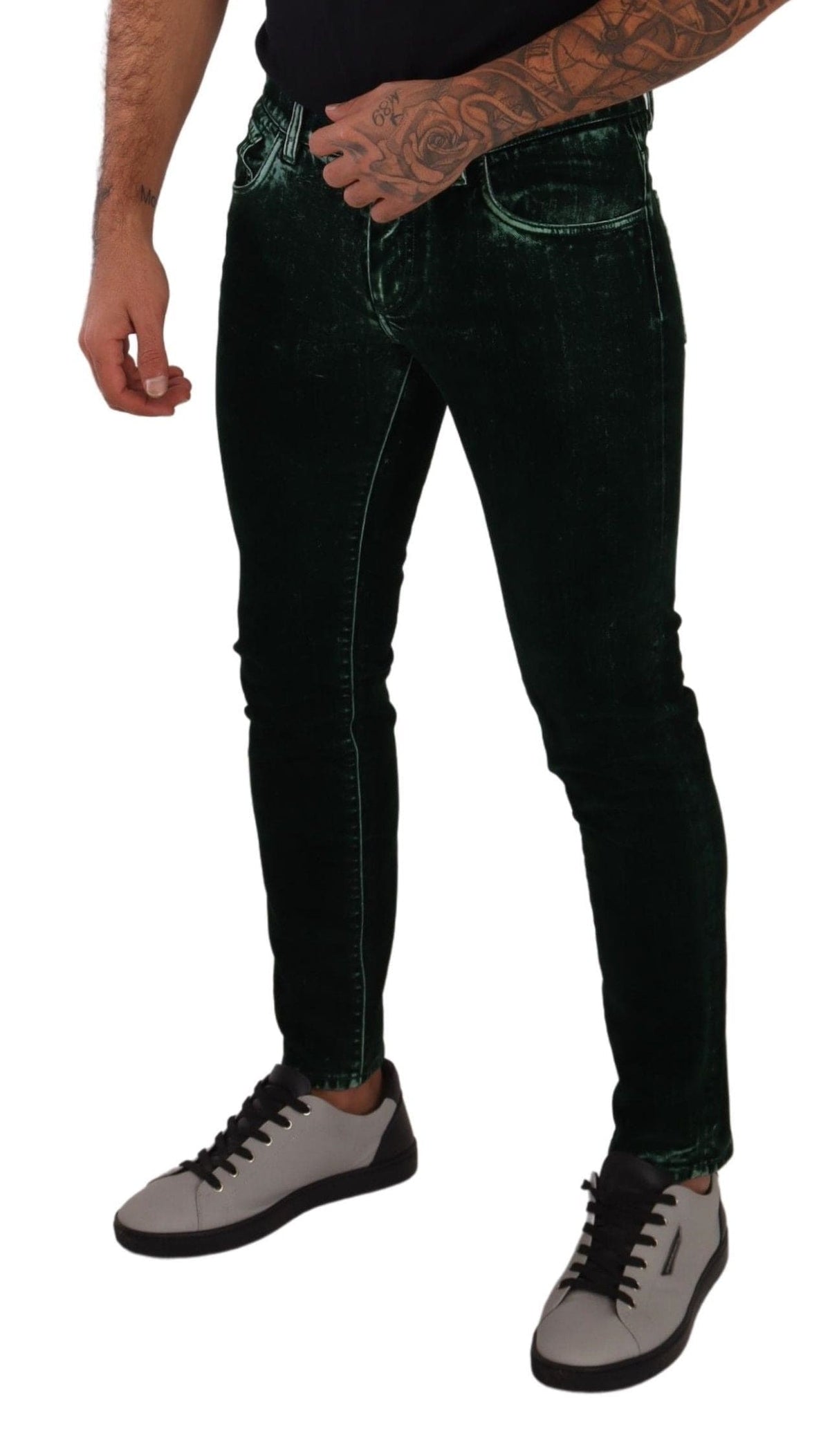 Jean skinny en coton mélangé élégant Dolce &amp; Gabbana