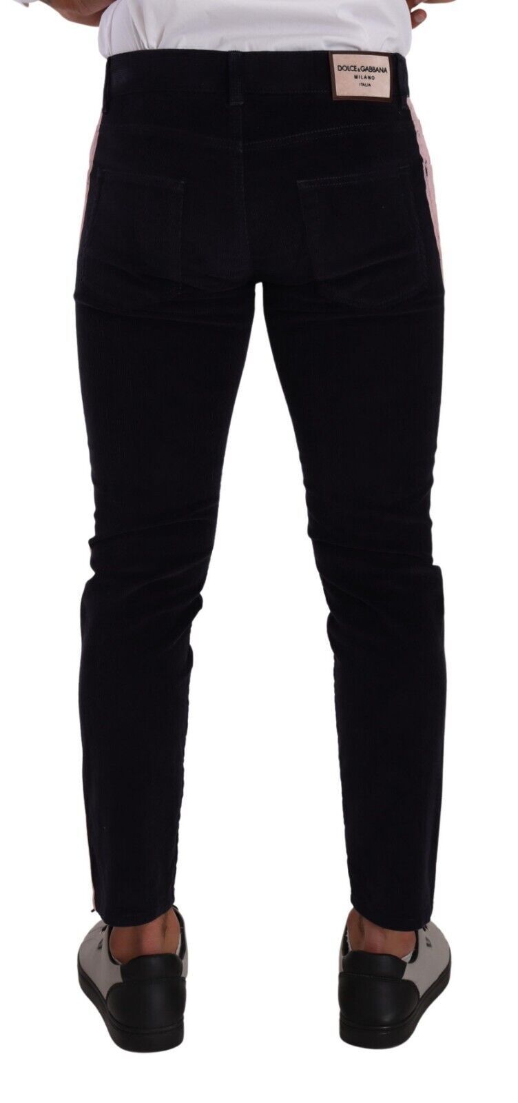 Jean skinny slim élégant en velours côtelé Dolce &amp; Gabbana