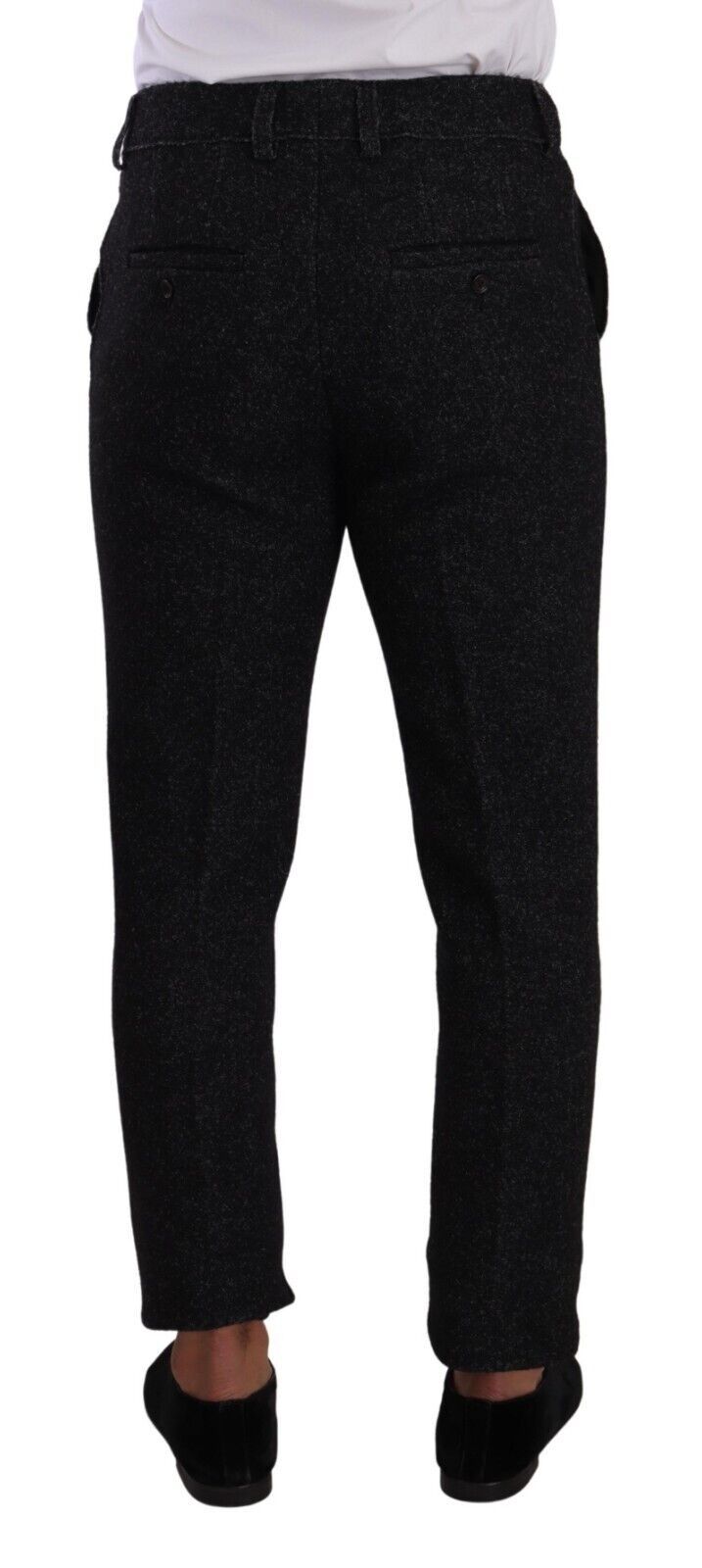 Pantalon habillé élégant en laine mélangée Dolce &amp; Gabbana