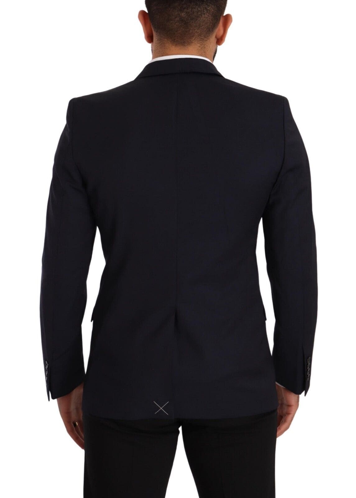 Blazer slim en laine bleu marine Martini de Dolce &amp; Gabbana