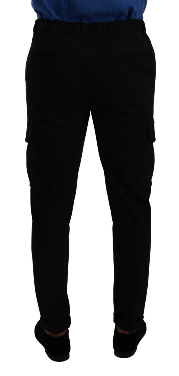 Pantalon cargo slim noir élégant Dolce &amp; Gabbana