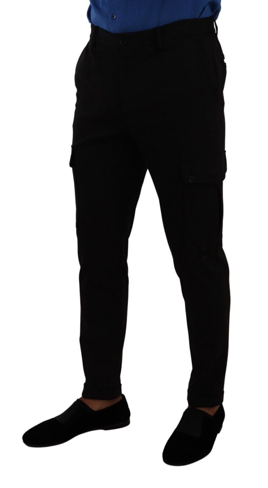 Pantalon cargo slim noir élégant Dolce &amp; Gabbana