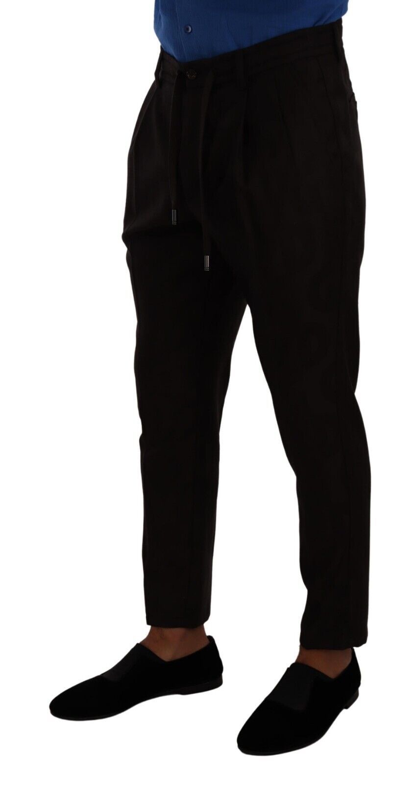 Pantalon de jogging élégant en laine bordeaux Dolce &amp; Gabbana