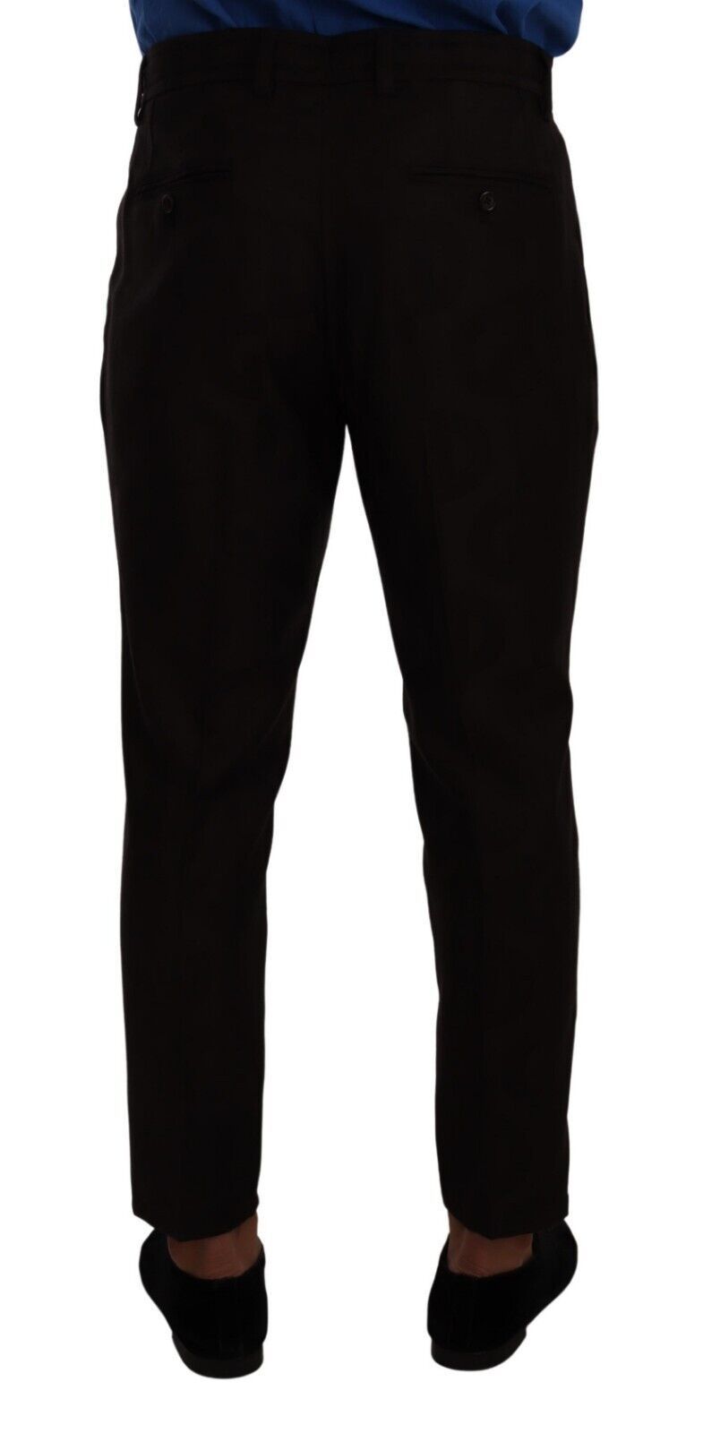 Pantalon de jogging élégant en laine bordeaux Dolce &amp; Gabbana