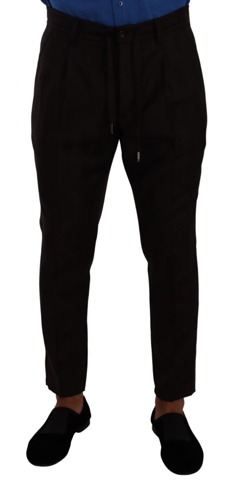 Pantalon de jogging élégant en laine bordeaux Dolce &amp; Gabbana