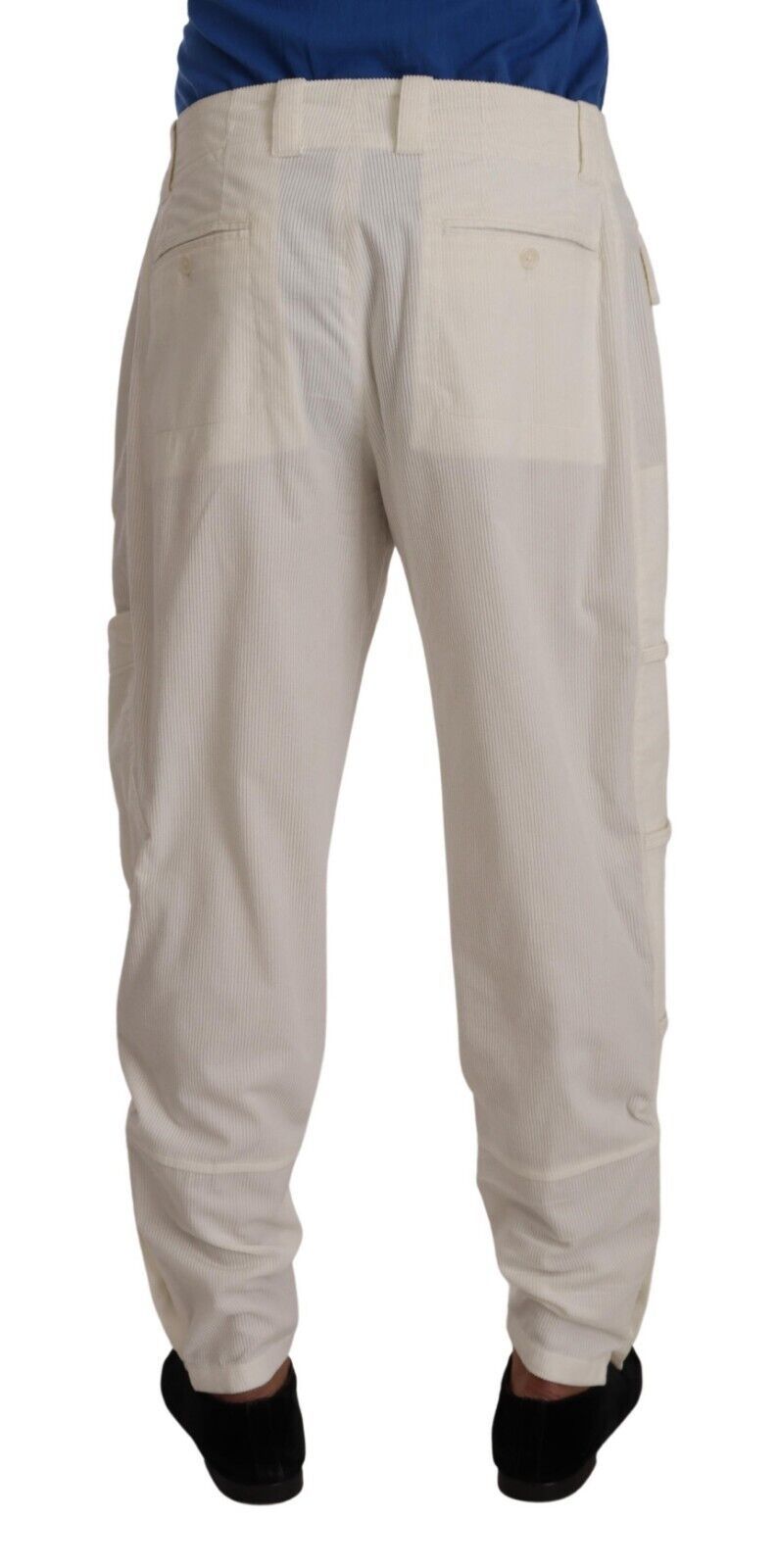 Pantalon cargo élégant blanc cassé Dolce &amp; Gabbana - Coupe standard