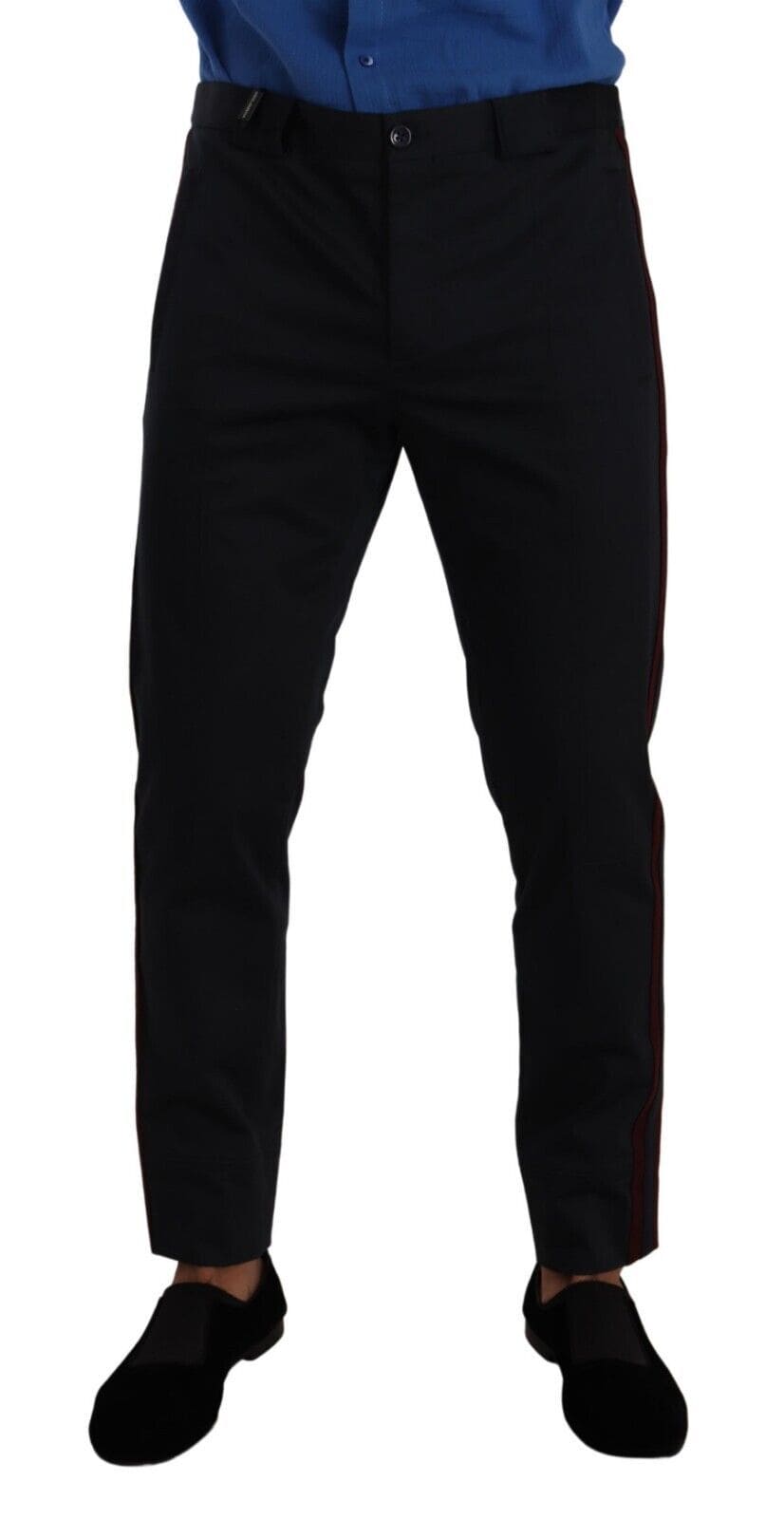 Pantalon chino slim fit Dolce &amp; Gabbana Chic en bleu