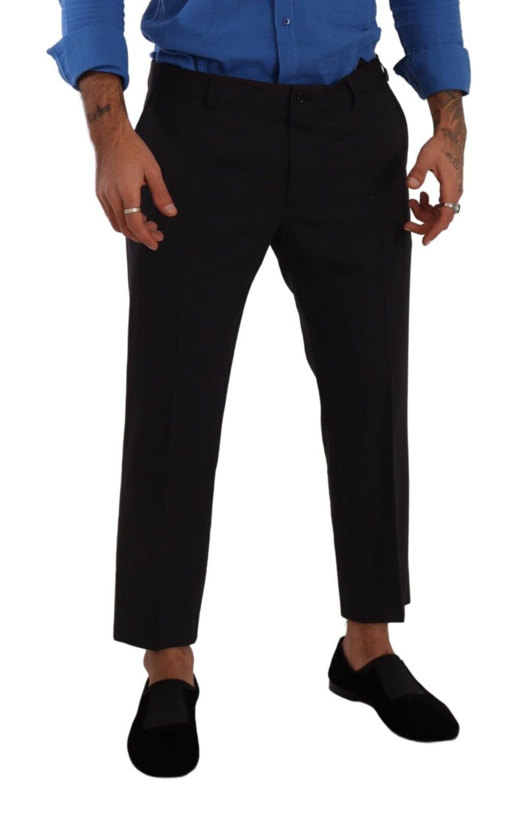 Pantalon court en laine stretch élégant Dolce &amp; Gabbana