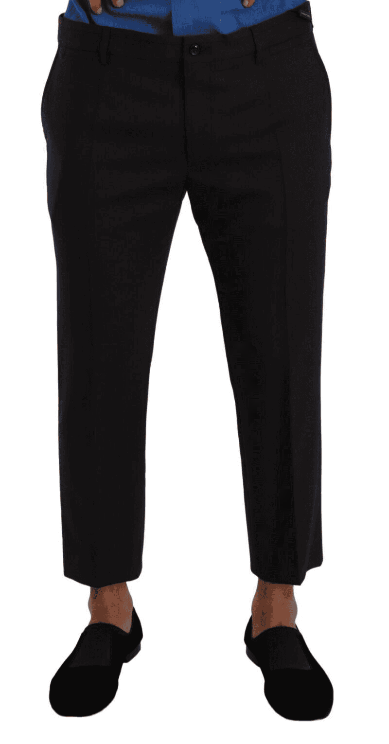 Pantalon court en laine stretch élégant Dolce &amp; Gabbana