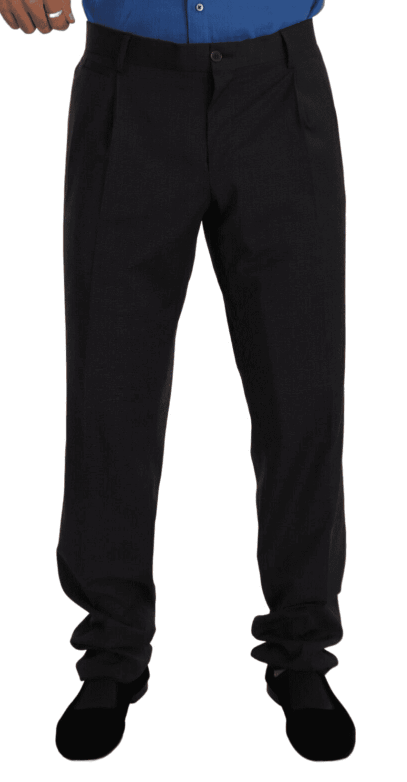 Pantalon formel gris élégant pour homme Dolce &amp; Gabbana