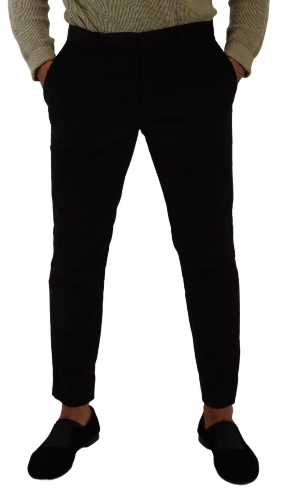 Pantalon skinny élégant en velours côtelé coupe slim Dolce &amp; Gabbana