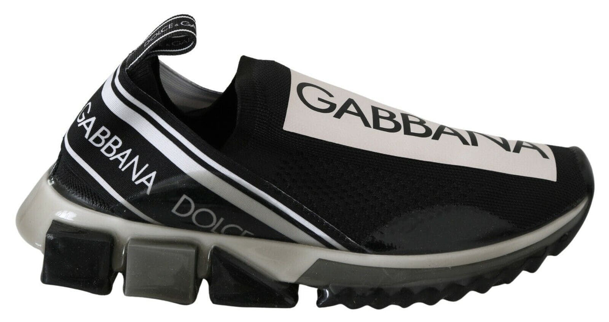 Baskets de sport décontractées noires Dapper de Dolce &amp; Gabbana