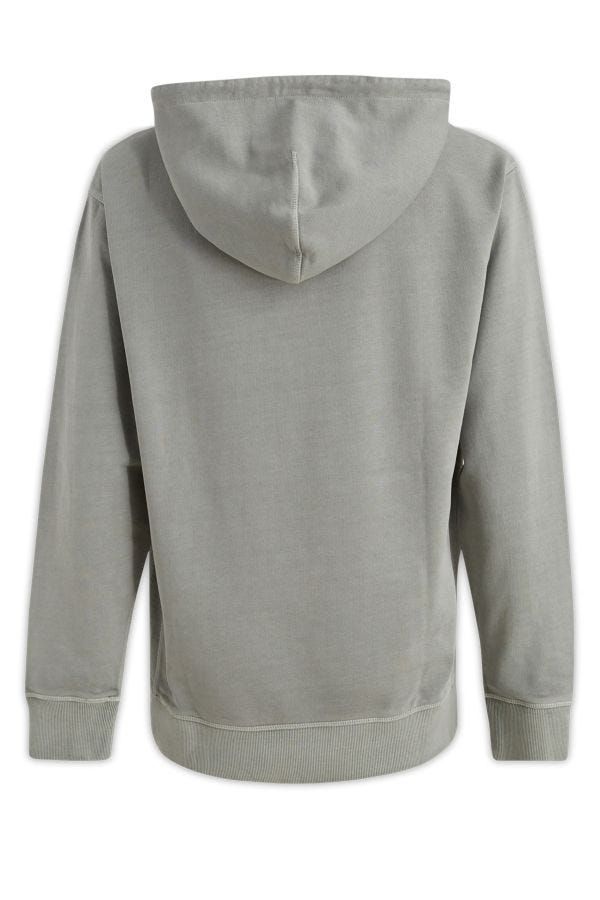 Sweat-shirt à capuche en coton gris élégant Hugo Boss