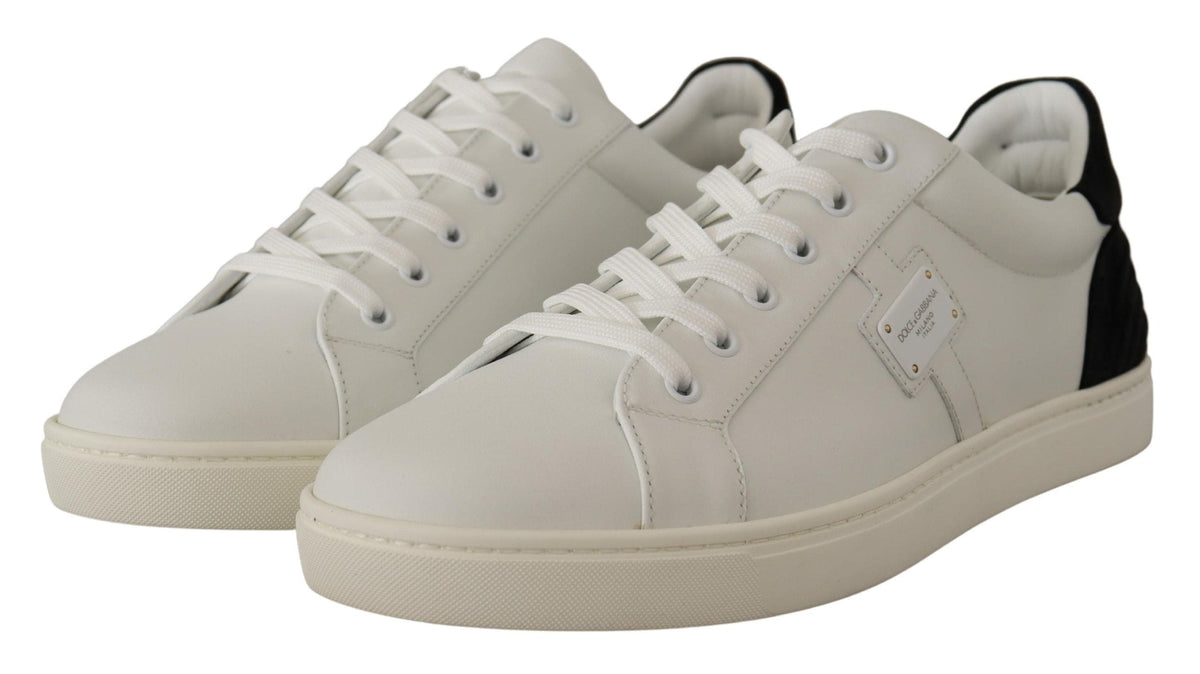 Baskets blanches exclusives Dolce &amp; Gabbana pour hommes