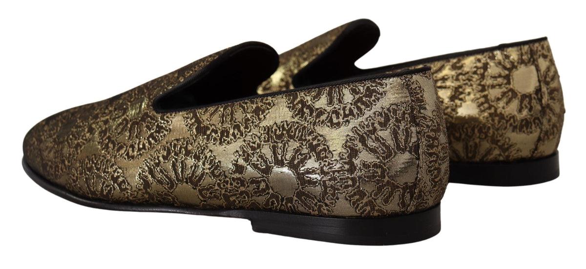 Mocassins à enfiler Dolce &amp; Gabbana dorés