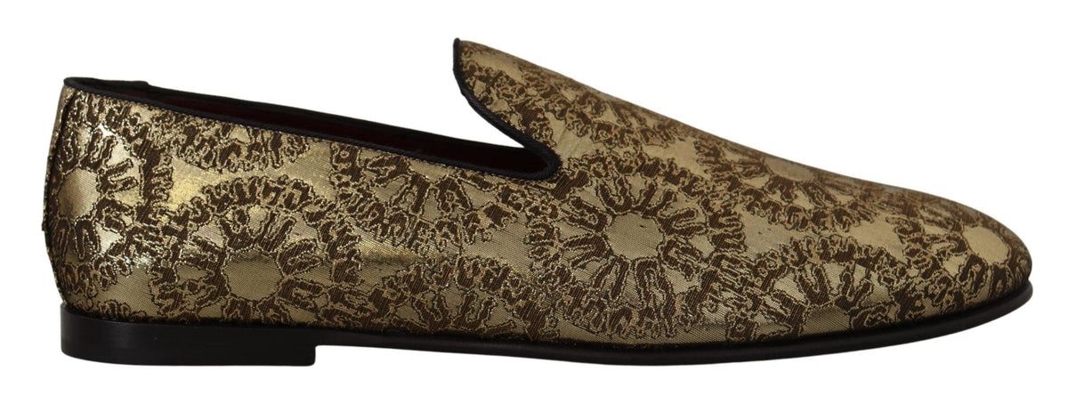 Mocassins à enfiler Dolce &amp; Gabbana dorés