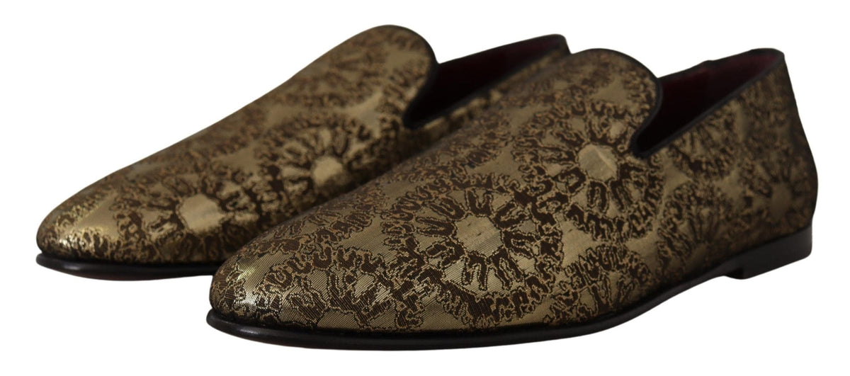 Mocassins à enfiler Dolce &amp; Gabbana dorés