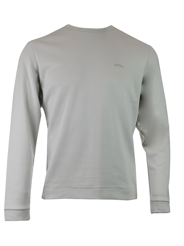 Sweat-shirt élégant en coton beige Hugo Boss