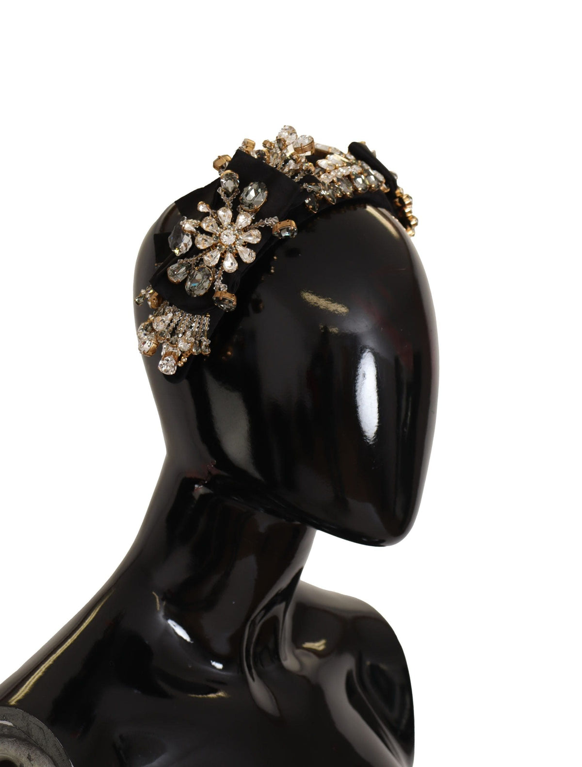 Tiara de seda con cristales bordados de Dolce &amp; Gabbana