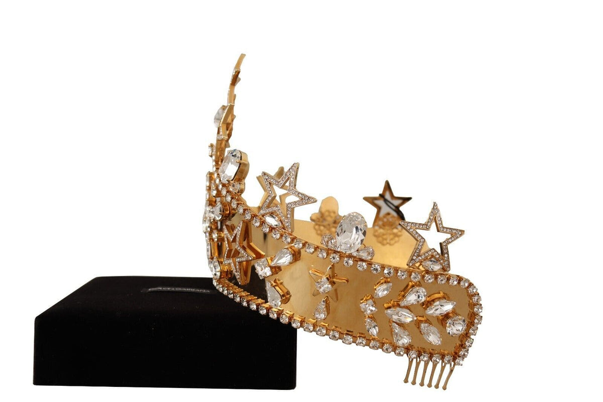 Elegante tiara con diadema de cristal de Dolce &amp; Gabbana: un toque regio