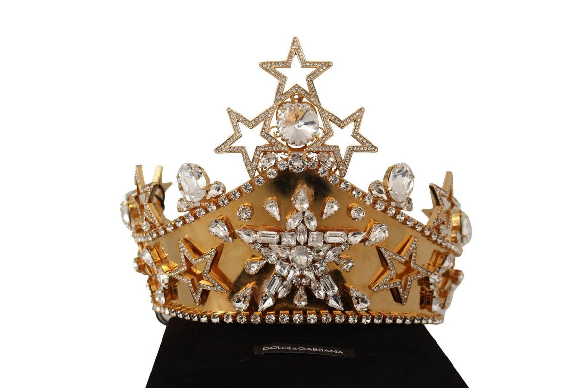 Elegante tiara con diadema de cristal de Dolce &amp; Gabbana: un toque regio