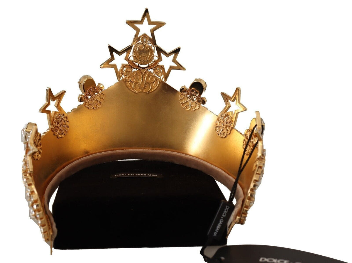 Elegante tiara con diadema de cristal de Dolce &amp; Gabbana: un toque regio