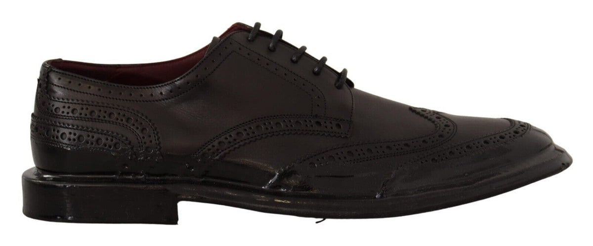 Chaussures Derby Oxford élégantes Dolce &amp; Gabbana en cuir de veau