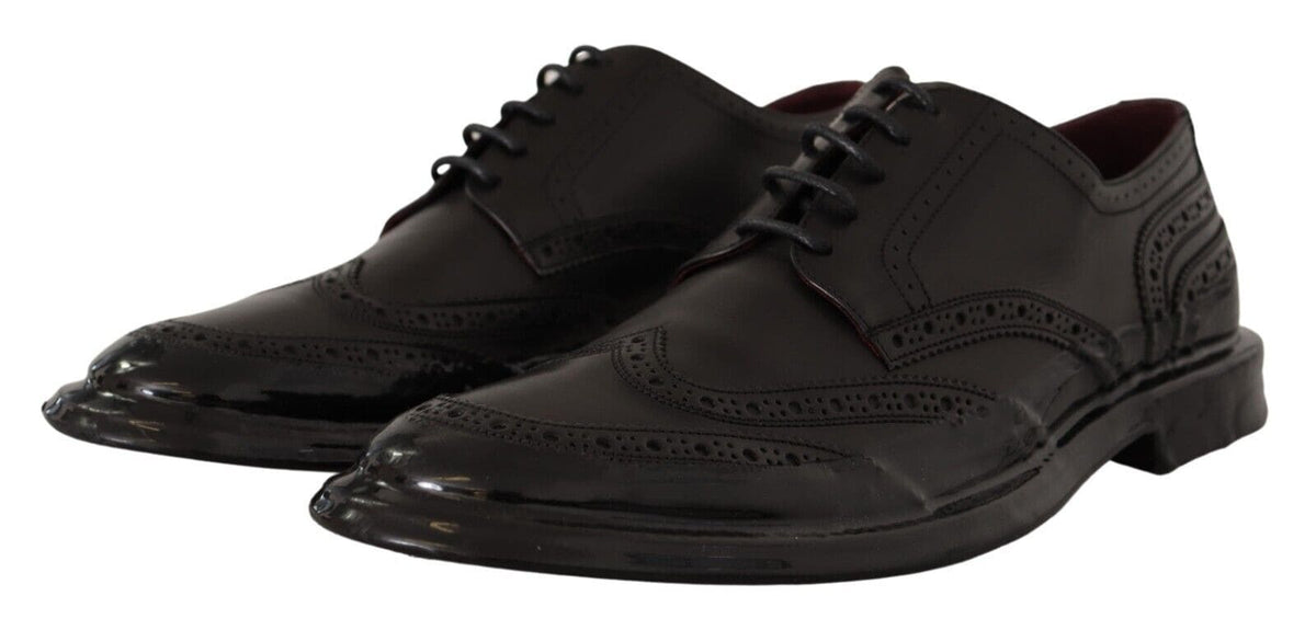 Chaussures Derby Oxford élégantes Dolce &amp; Gabbana en cuir de veau