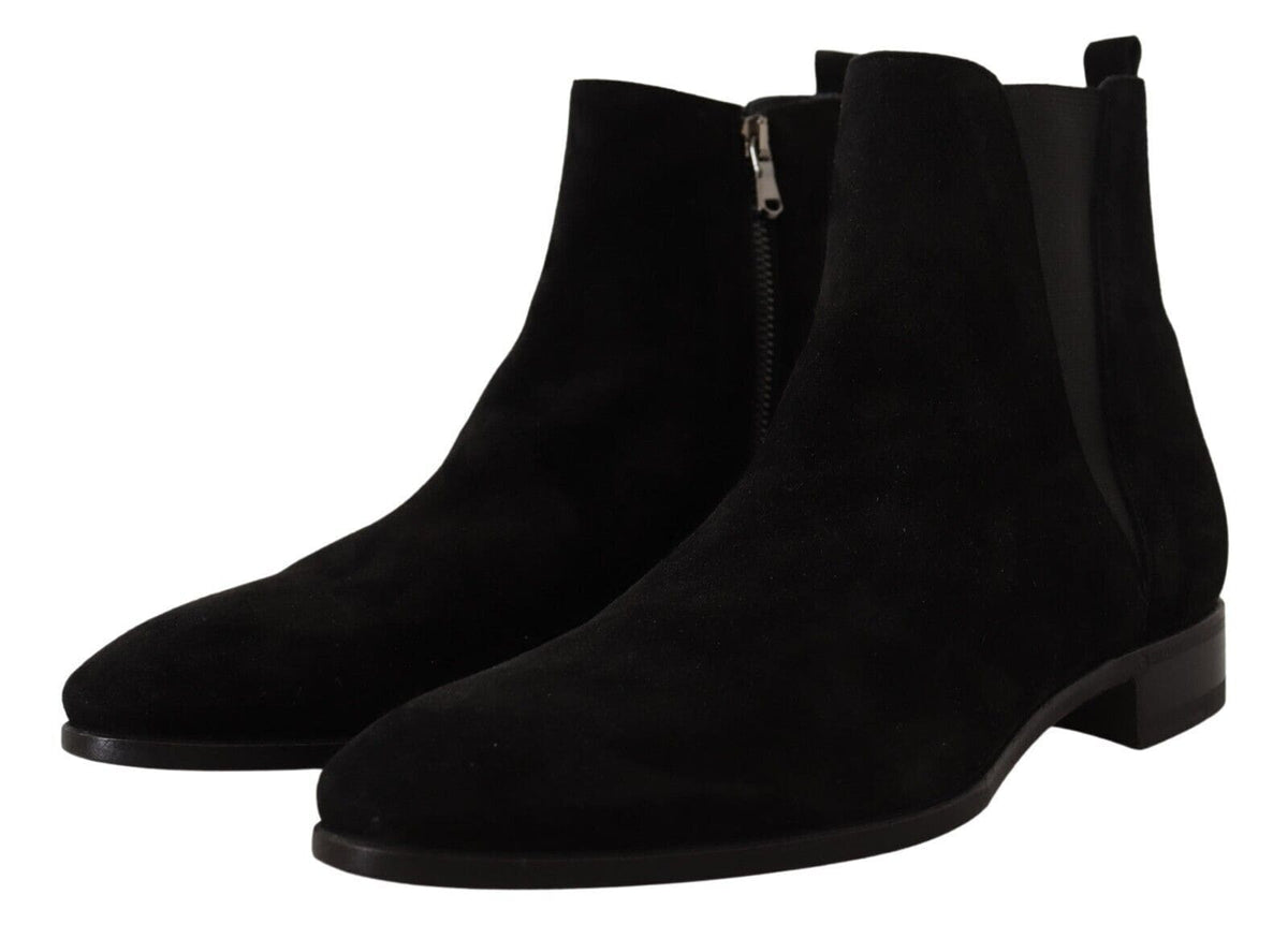 Elegantes botas Chelsea de piel de ante de Dolce &amp; Gabbana