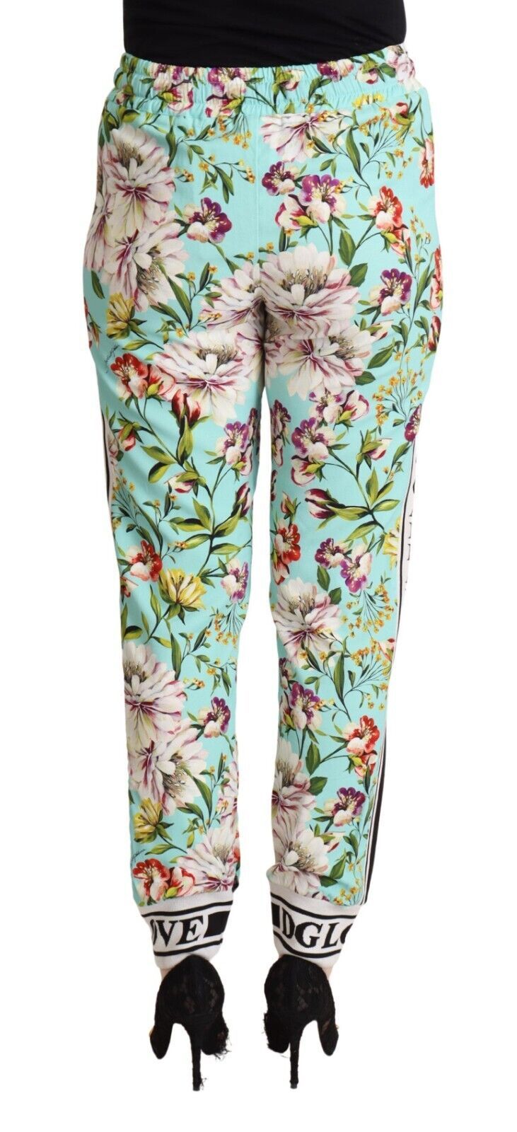 Pantalon de jogging en viscose fleuri Dolce &amp; Gabbana en vert