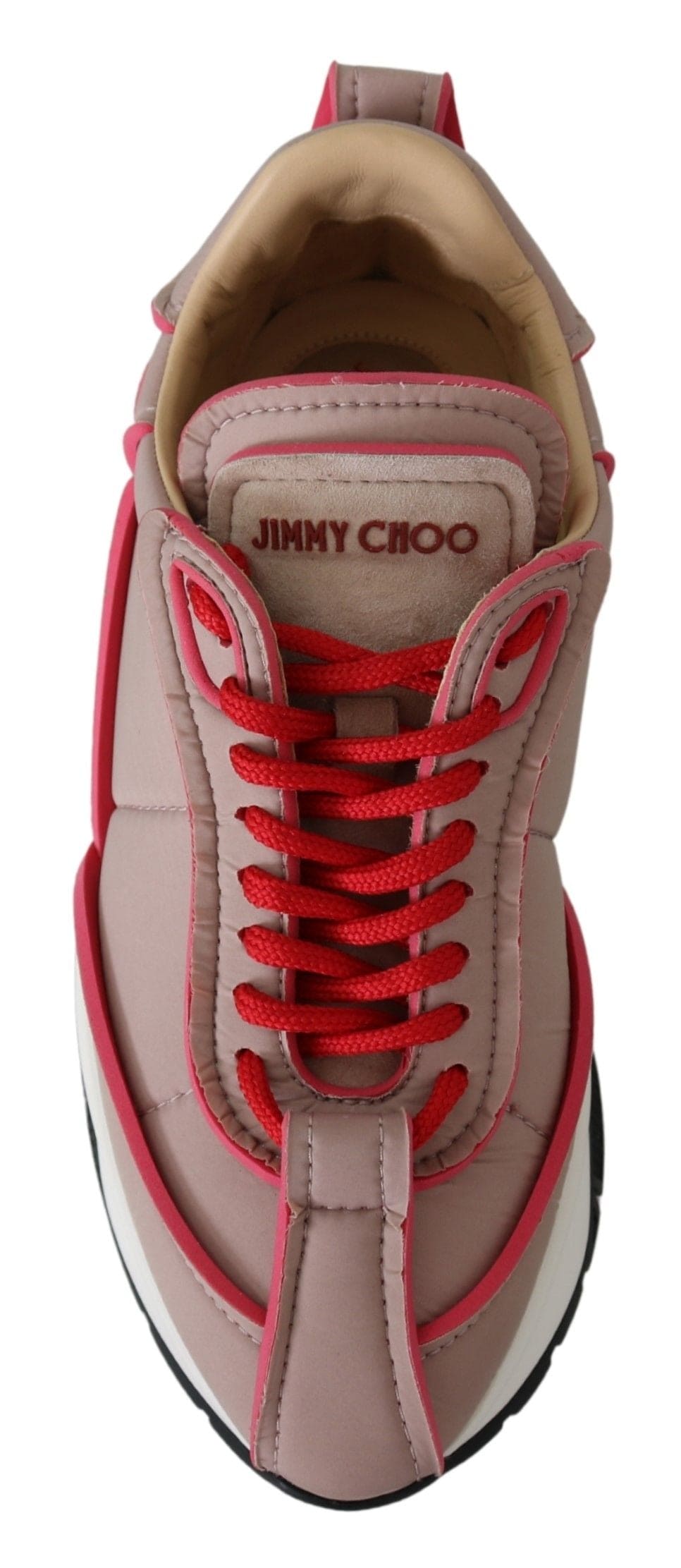 Zapatillas deportivas acolchadas elegantes en color rosa Ballet de Jimmy Choo