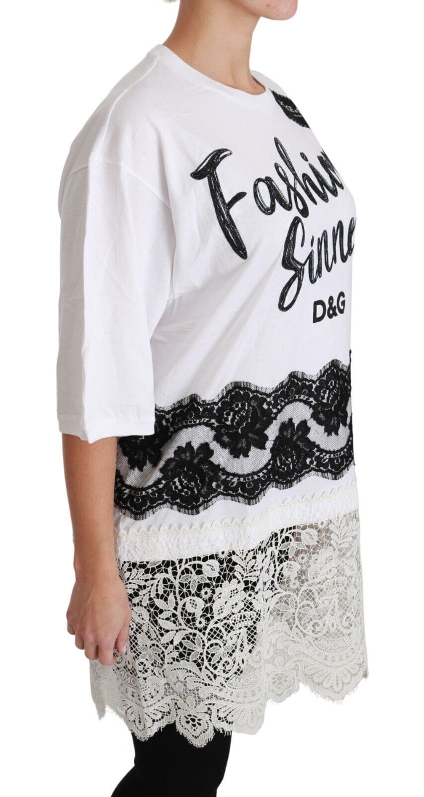 Camiseta extragrande elegante de Dolce &amp; Gabbana DG Fashion Sinners