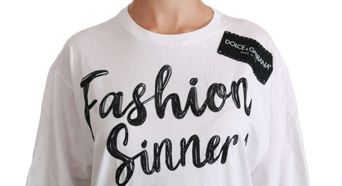 T-shirt oversize Dolce &amp; Gabbana Chic DG Fashion Sinners